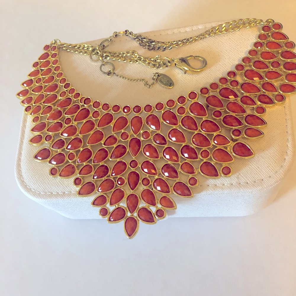 Amrita Singh Ruby Rosaline Statement Bib Necklace - image 4